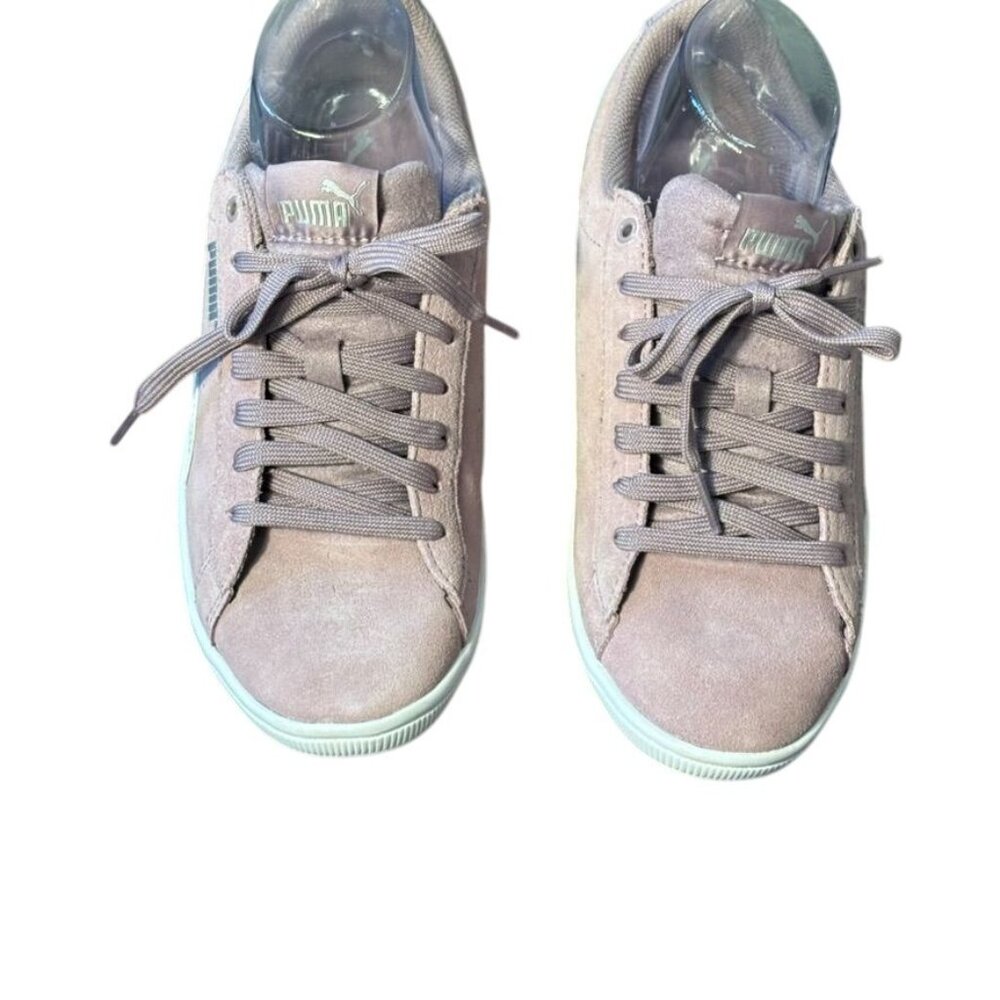 Puma Womens Suede Classic Sneakers Dusty Lavender With White Stripe - Picture 2 of 9